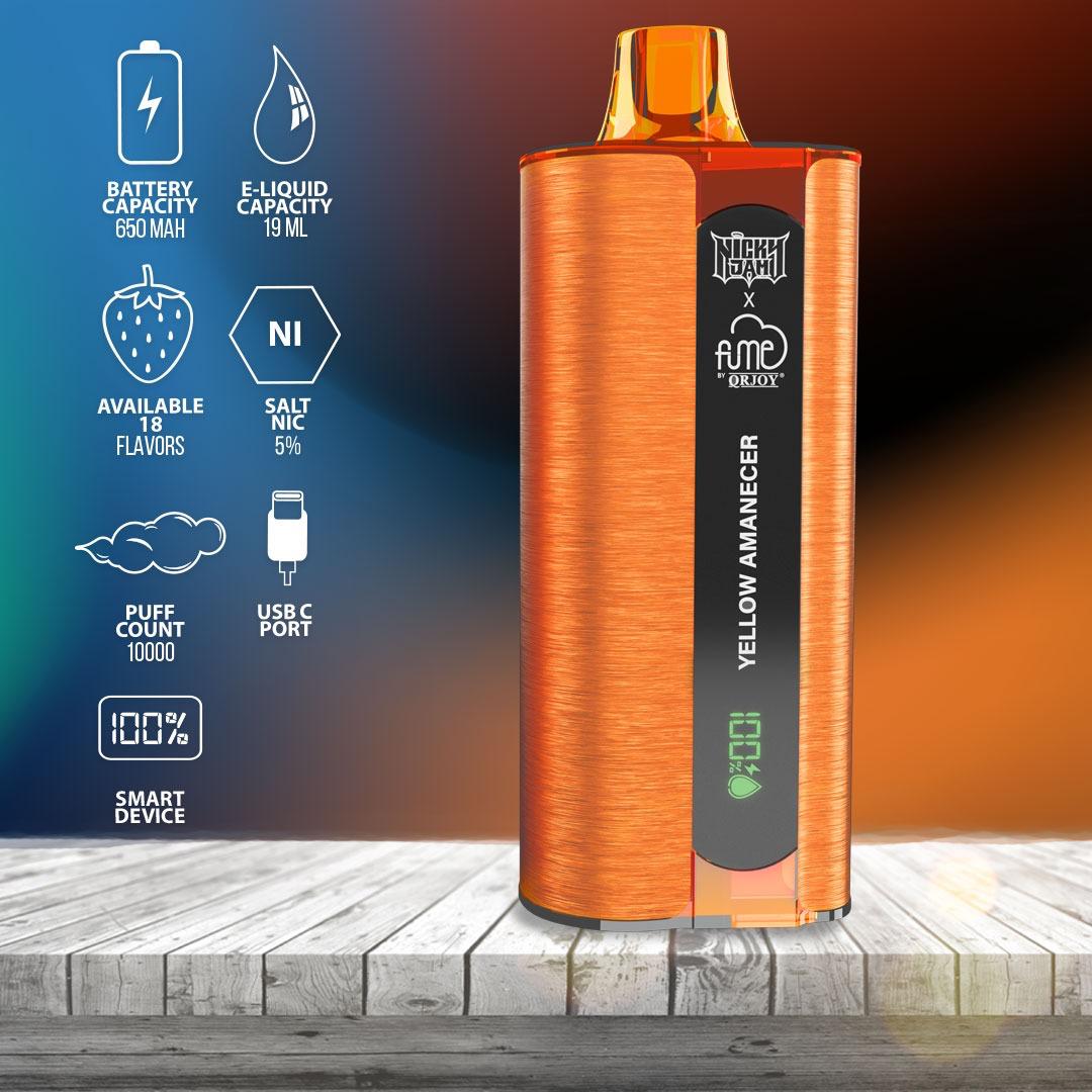 Vape Fume X Nicky Jam 10.000 Puffs Recargable