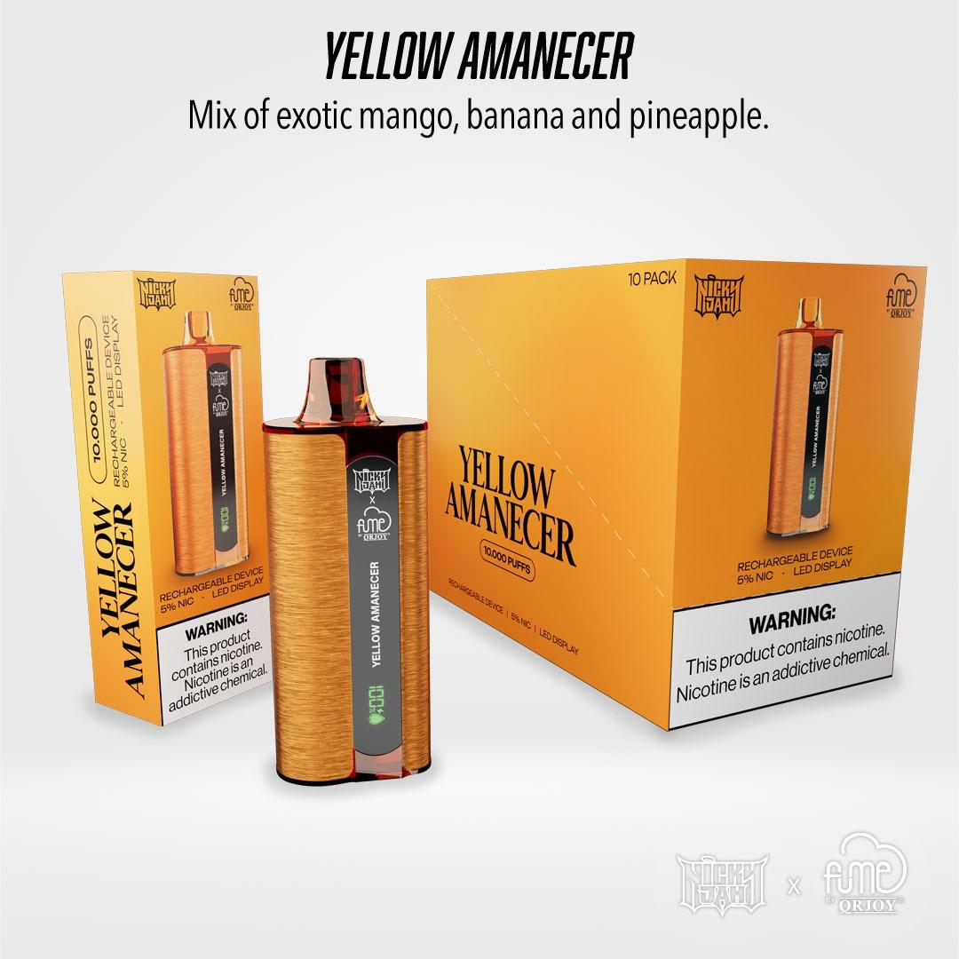Vape Fume X Nicky Jam 10.000 Puffs Recargable